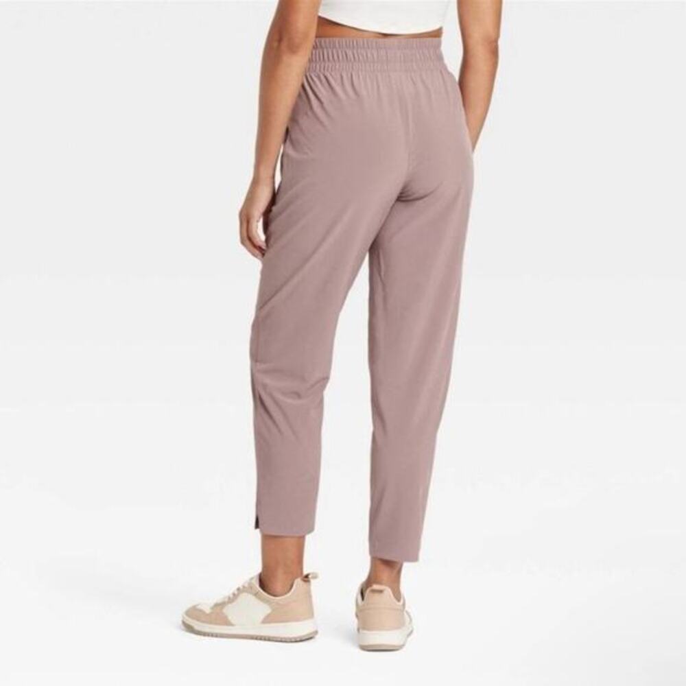 All In Motion Women's Active Light High Rise Taper Pants Mauve Size XL - Picture 2 of 7